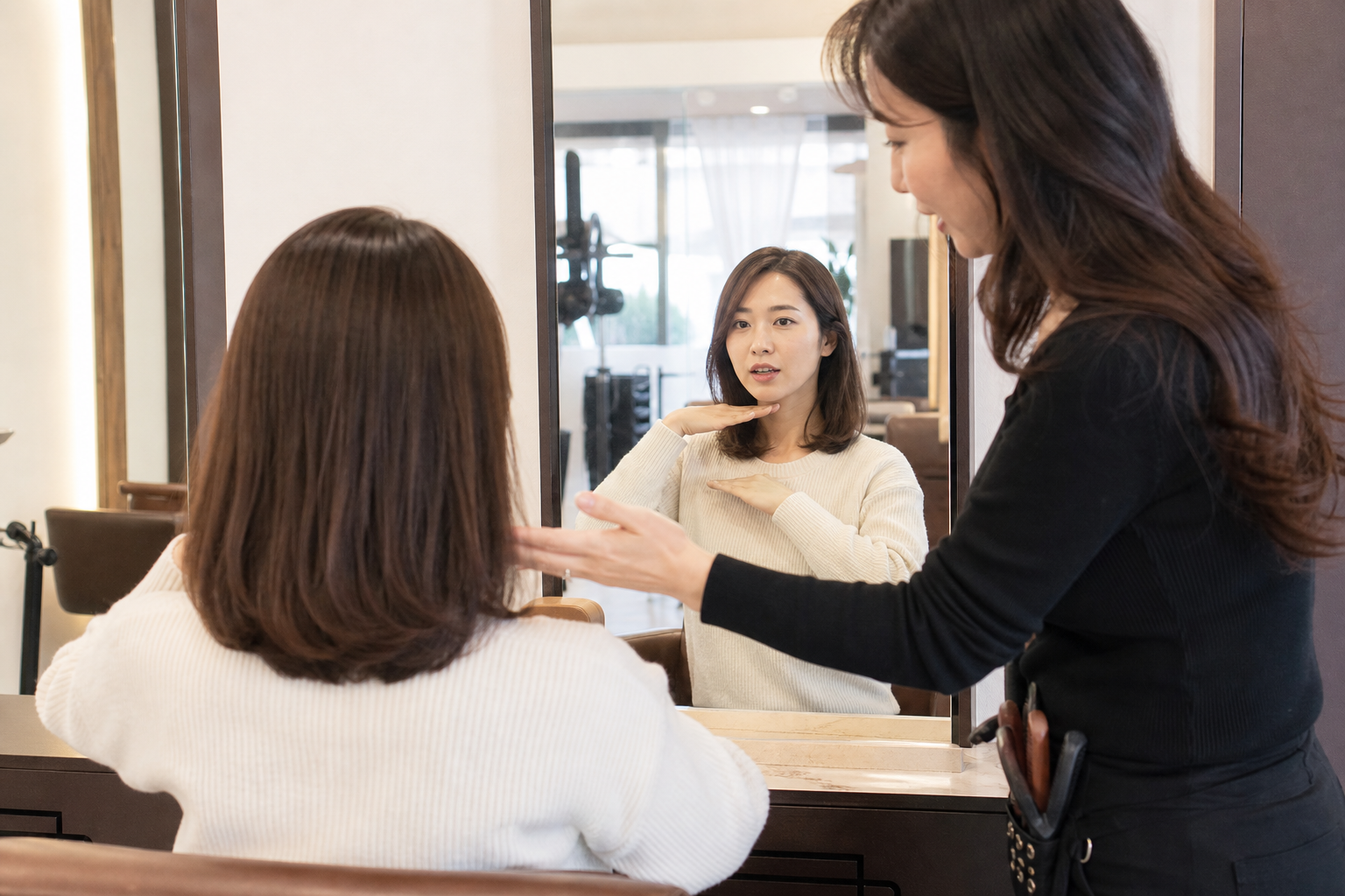 김해 여자 미용실