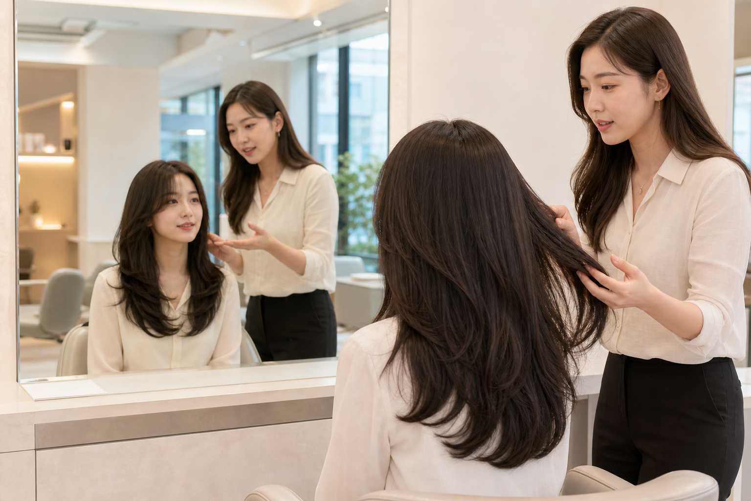 김해 레이어드컷 미용실
